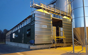 Alvan Blanch - Dvojitá instalace sušárny zrnin DF33500
